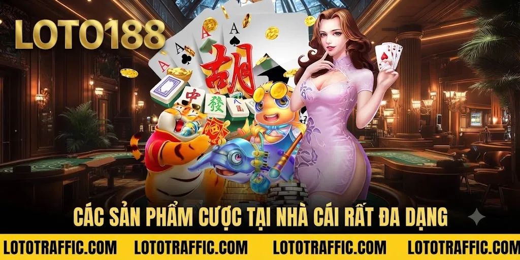 Các sản phẩm cược tại nhà cái rất đa dạng