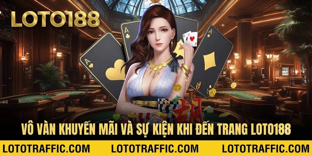 Vô vàn khuyến mãi và sự kiện khi đến trang Loto188